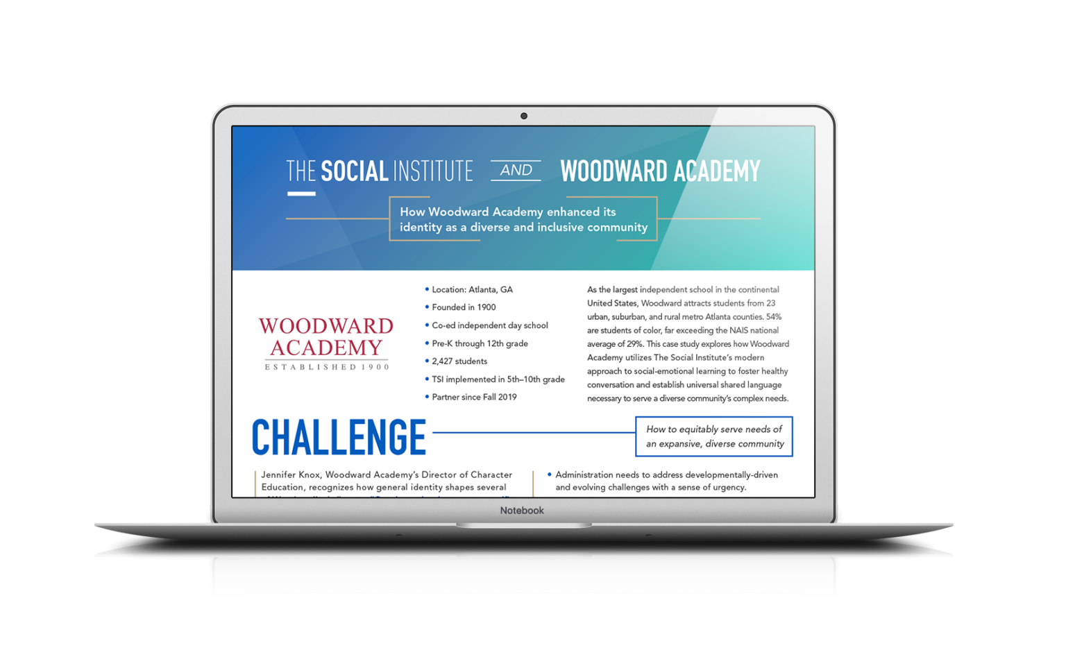 How Woodward Academy enhanced its identity as a diverse and inclusive